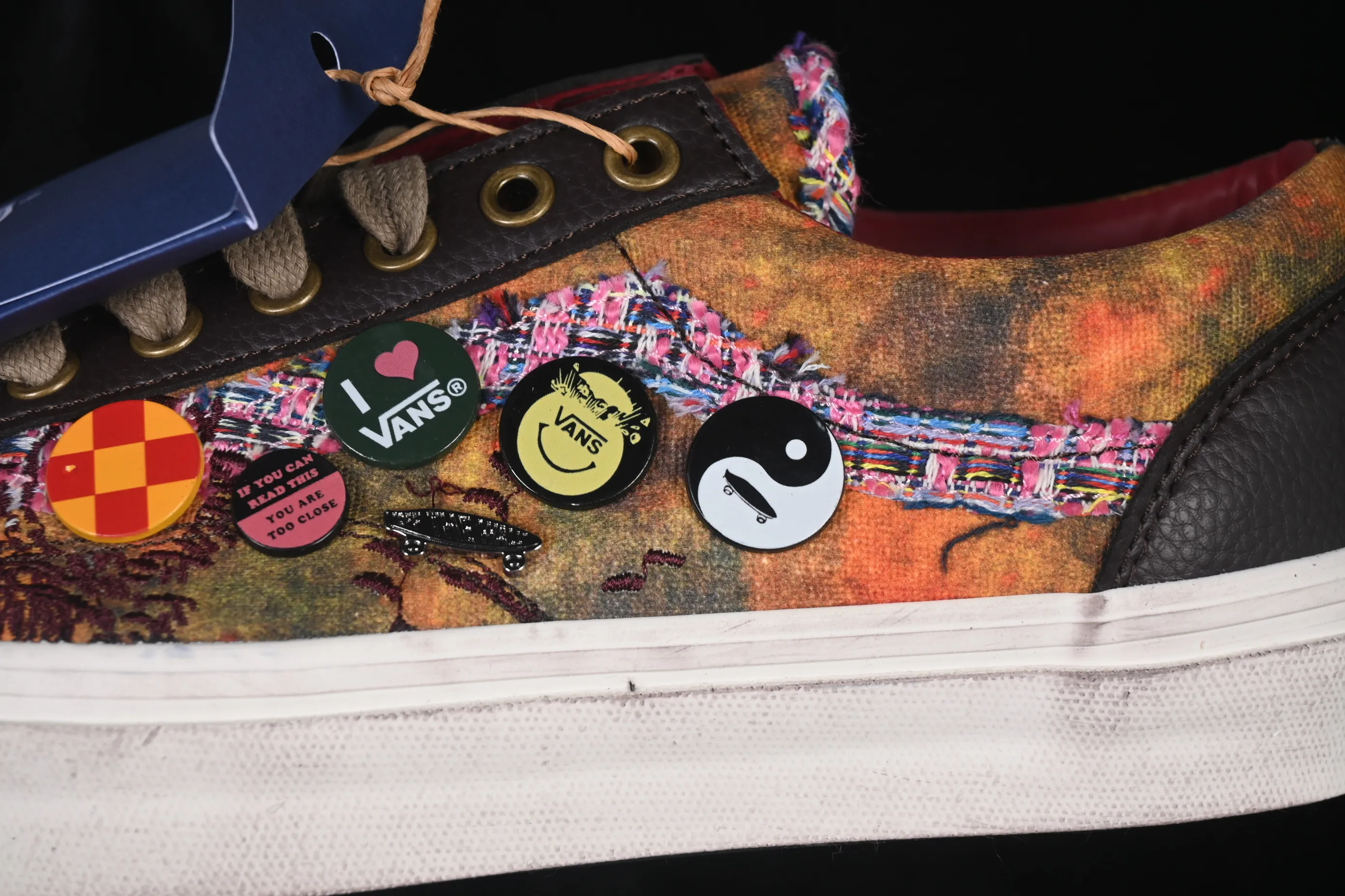 All categories Vans Vans series Vans Low Vans low top Vans Premium Old Skool 36 Vans distressed dirty shoes VN000D9RENB